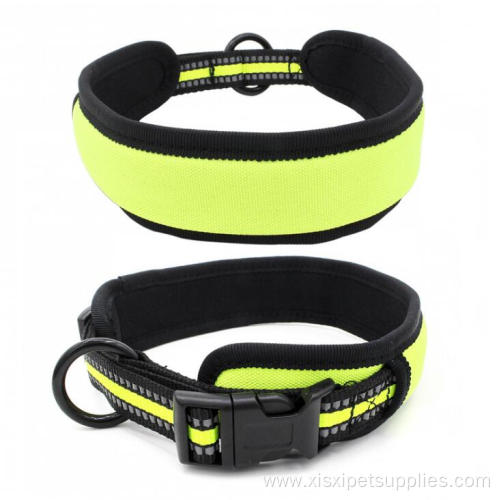Hot Fast Deliver Reflective Neoprene Padded Dog Collar